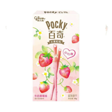 Glico Pocky Milk And Strawberry