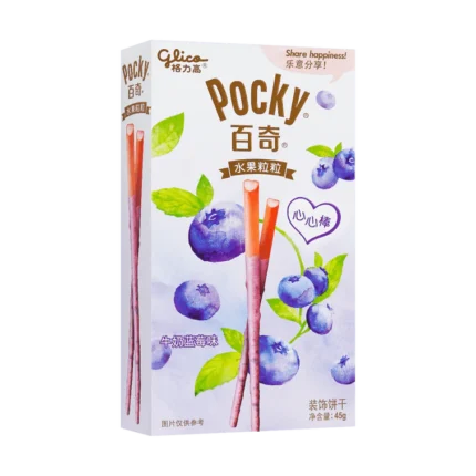 Glico Pocky Milk & Blueberry Flavor