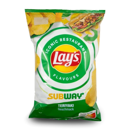 Lays Subway Teriyaki Chicken 150g Bag Wholesale Case of 10